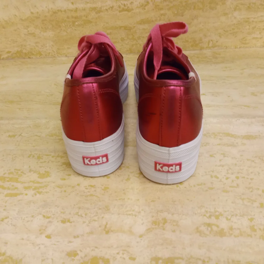 Barbie Kids Shiny Red Sneakers